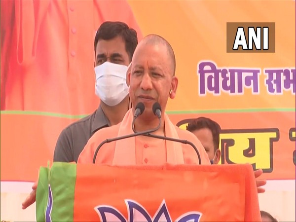 Uttar Pradesh Chief Minister Yogi Adityanath in Gorakhpur (ANI/Photo)