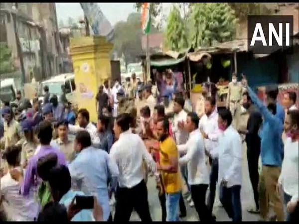 A visual of the clash. (Photos/ANI)