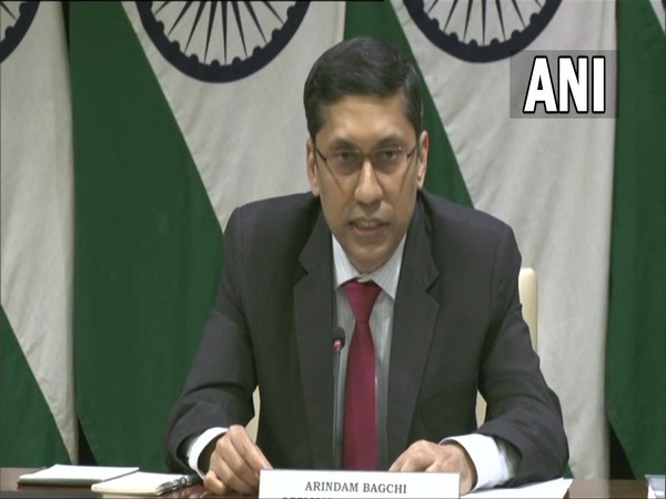 External Affairs Ministry spokesperson Arindam Bagchi at a Media Briefing on Monday