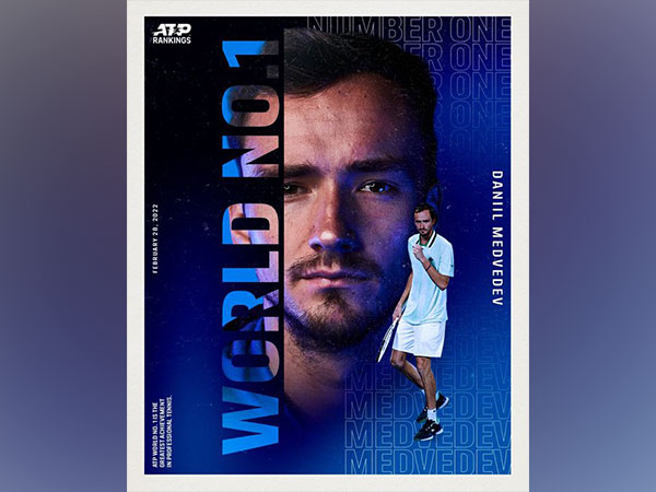 Daniil Medvedev becomes world number one (Photo/ Daniil Medvedev Twitter)