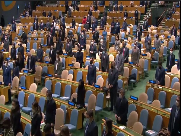 The special UN General Assembly session began with a minute of silence today.