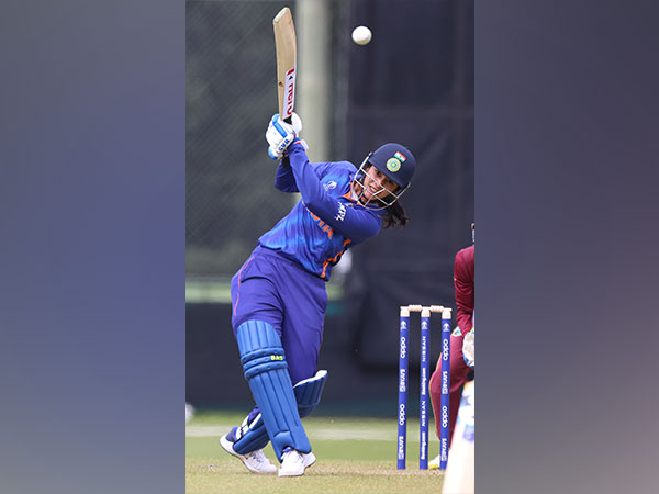 Smriti Mandhana in action (Photo/ ICC Twitter)