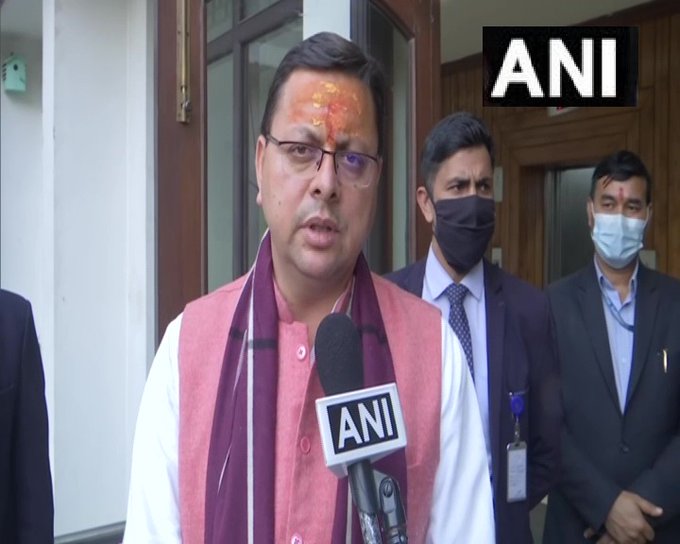 Chief Minister Pushkar Singh Dham (Photo/ANI)