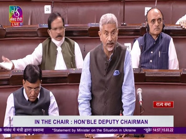 External Affairs Minister S Jaishankar speaking in Rajya Sabha