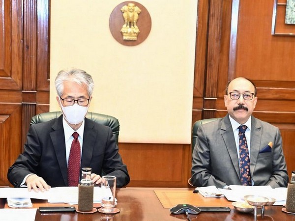 Shringla chairs 6th Act East Forum with Japanese envoy (Photo Credit: Twitter/MEA)