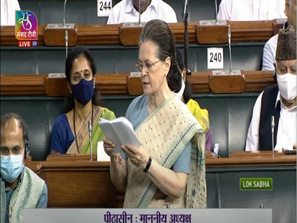Congress interim president Sonia Gandhi.