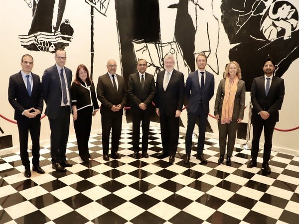 TS Tirumurti discusses counter-terrorism issues with Australian Parliamentarians (Photo/ Twitter: TS Tirumurti)