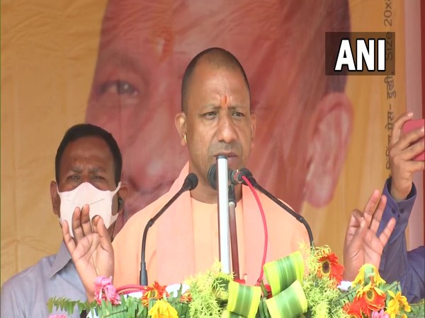 Chief Minister Yogi Adityanath in Sonbhadra (Photo/ANI) 
