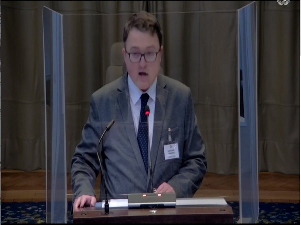 Permanent Representative of President of Ukraine in Crimea, Anton Korynevich at the International Court of Justice (ICJ) 
