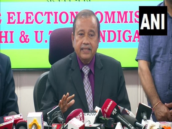 State Election Commissioner SK Srivastava (Photo/ANI)