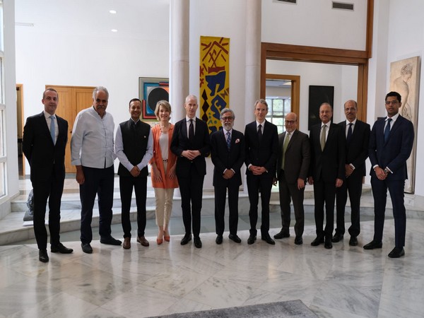 French Minister for Foreign Trade meets Indian industry leaders (Photo Credit: Twitter/Emmanuel Lenain)