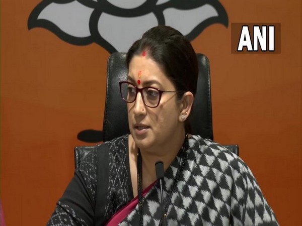 Union Minister for Women and Child Development Smriti Irani (Photo/ANI)