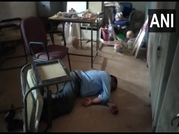 A school teacher in Chhattisgarh's Jashpur found in drunken state. (Photo/ANI)
