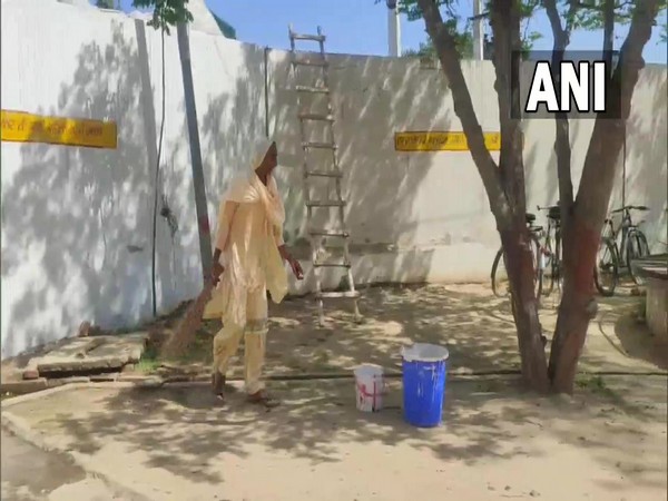 AAP MLA Labh Singh Ugoke's mother works as sweeper in Bhadaur school, Barnala. (Photo/ANI) 