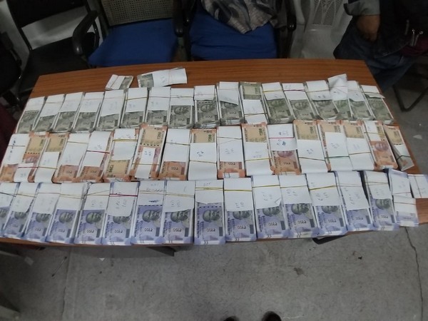 The seized fake currency notes with Special Narcotics Police. (ANI/photo)