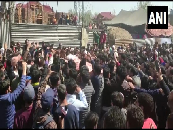 A visual from the last rites. (Photo/ANI)