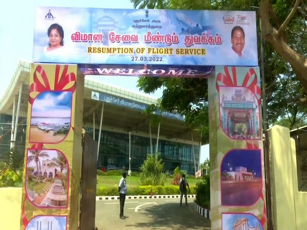 Flight services resumes from Puducherry to Hyderabad and Bengaluru (Photo/ANI)