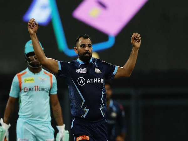 Gujarat Titans pacer Mohammed Shami (Photo/IPL-Twitter)