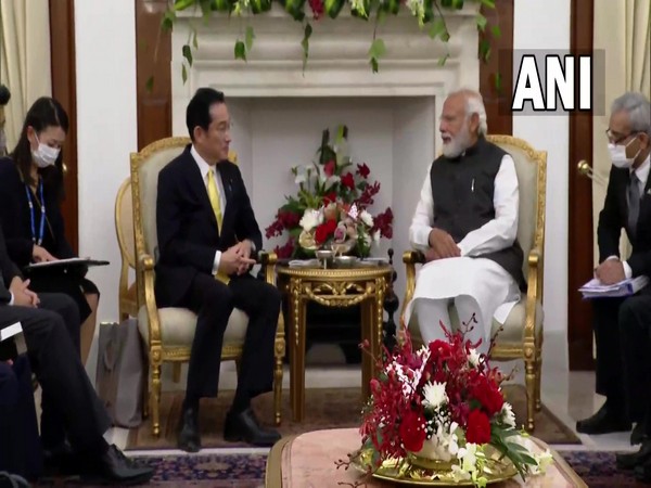 PM Modi, Japanese counterpart Fumio Kishida hold talks at Hyderabad House in Delhi