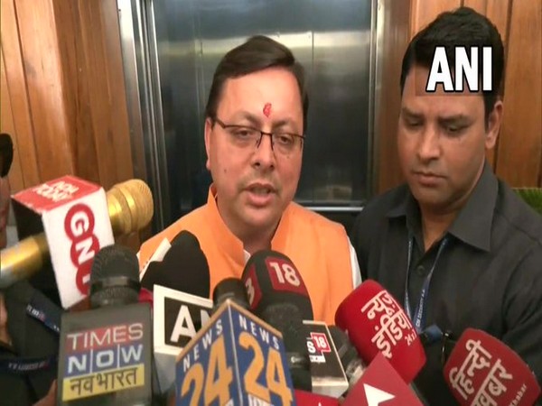 Uttarakhand's acting CM Pushkar Singh Dhami (Photo/ANI)
