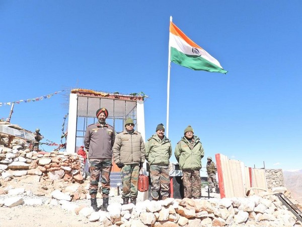 Northern Army Commander visits Eastern Ladakh (ANI/Photo)