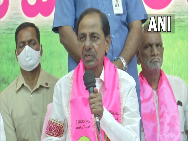 Telangana Chief Minister K Chandrashekar Rao in Hyderabad (Photo/ANI)