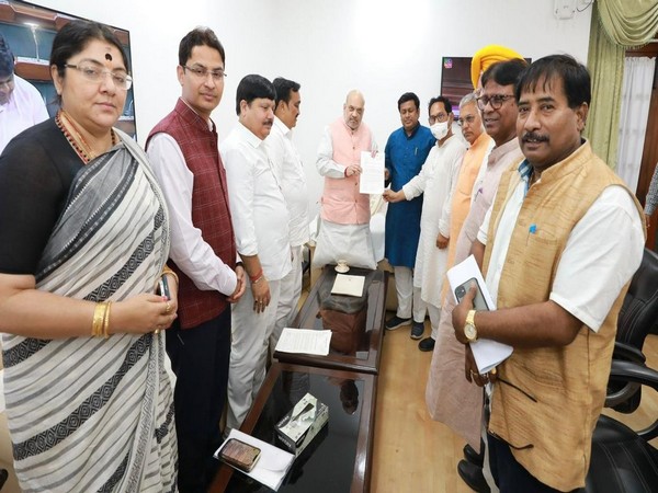 West Bengal BJP MPs meeting Amit Shah in Delhi (Photo/ANI)