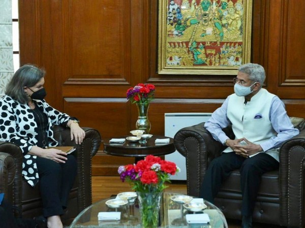 External Affairs Minister S Jaishankar met with US Under Secretary of State for Political Affairs Victoria Nuland on Tuesday