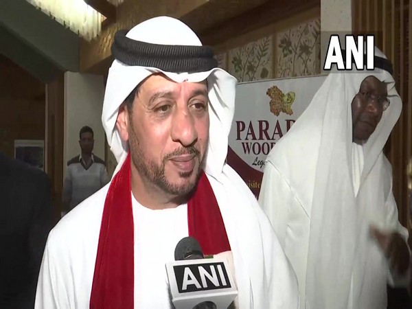 Abdullah Al Shaibani, an Emirates delegate speaking to ANI. (Photo/ANI)