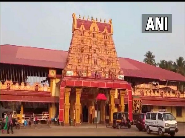 Bappanaadu Durgaparameshwari Temple near Mangaluru district (Photo/ANI) 