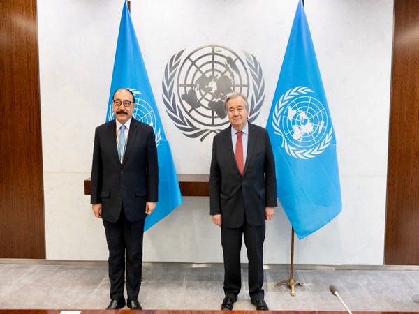 Foreign Secretary Harsh Shringla met with UN Secretary-General Antonio Guterres at UNHQs in New York (Photo Credit - Twitter:@MEAIndia)