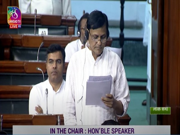 Union Home Minister of State for Home Affairs Nityanand Rai in Lok Sabha (Photo credit: Sansad TV)