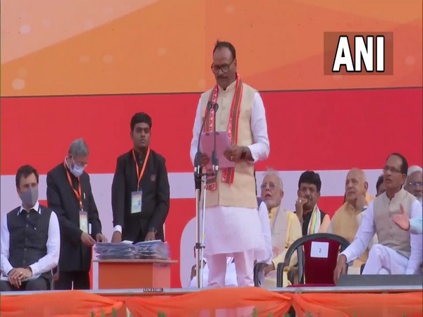 Brajesh Pathak takes oath as Deputy Chief Minister of Uttar Pradesh (Photo/ANI)
