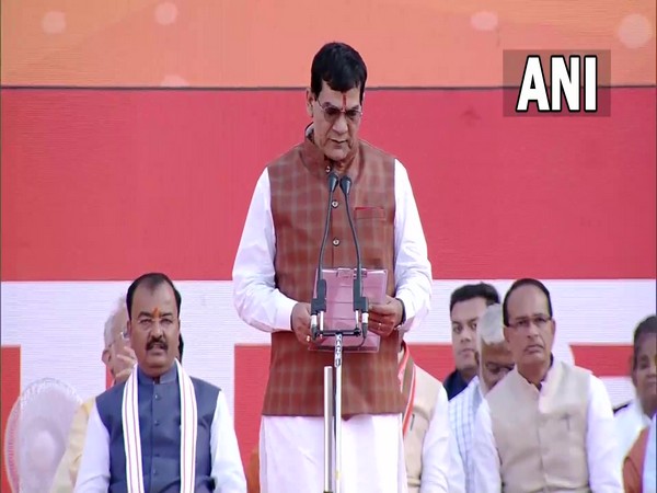 BJP leader AK Sharma takes oath as UP Minister (Photo/ANI)