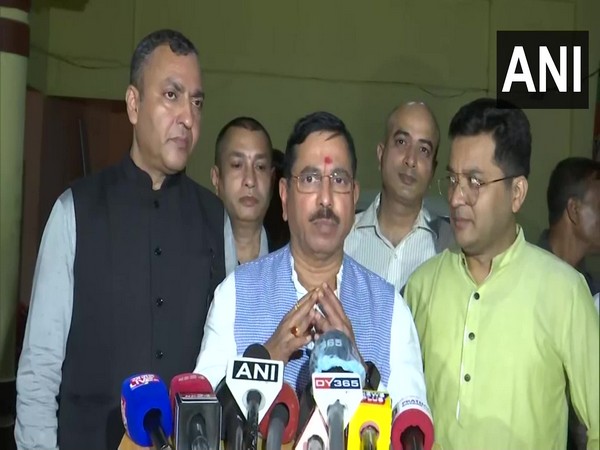 Union Coal Minister Pralhad Joshi in Guwahati (Photo/ANI)