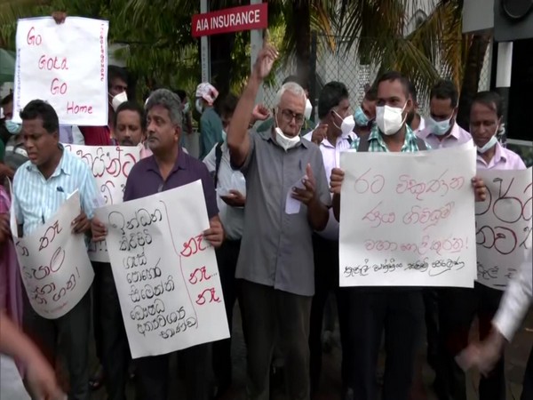 Protests in Sri Lanka against Rajapaksa Government