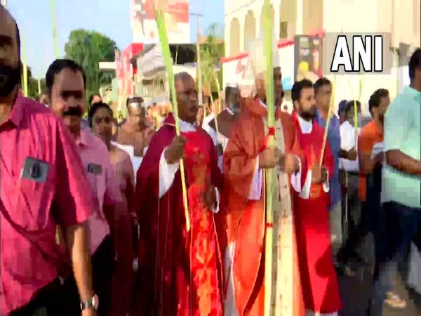 Palm Sunday procession in Kerala (Photo/ANI) 