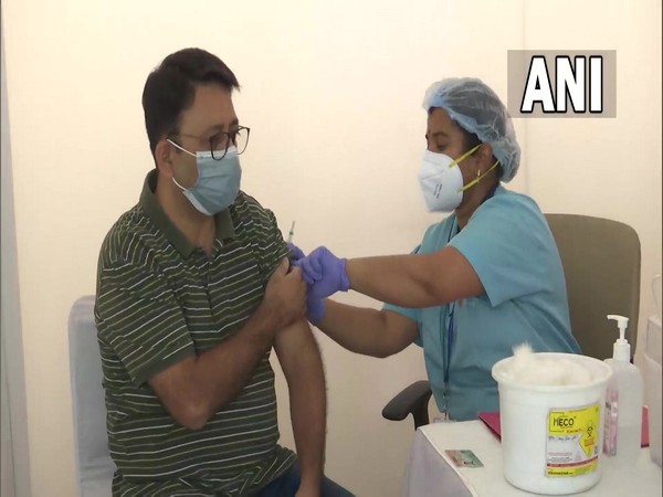 Visual from the vaccination centre at Manipal Hospital, Delhi 