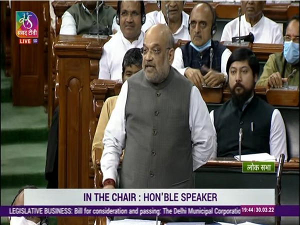 Union Home Minister Amit Shah (Photo credit: Sansad TV)