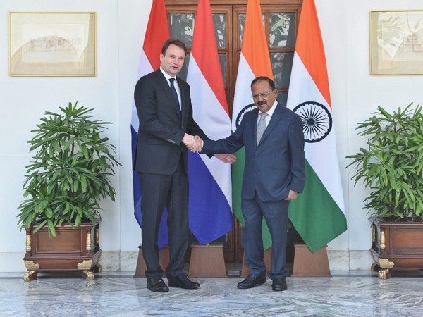 NSA Ajit Doval met Geoffrey Van Leeuwen, Security and Foreign Policy Advisor to the Prime Minister of the Netherlands