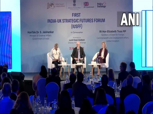 EAM Jaishankar with UK Foreign Secretary Elizabeth Truss at the first India-UK Strategic Futures Forum