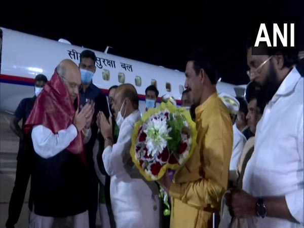 Union Home Minister Amit Shah, Karnataka Chief Minister Basavaraj Bommai (Photo: ANI)