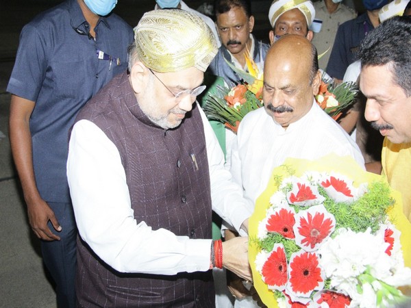 Union Home Minister Amit Shah, Karnataka Chief Minister Basavaraj Bommai (Photo:Twitter/Basavaraj S Bommai)