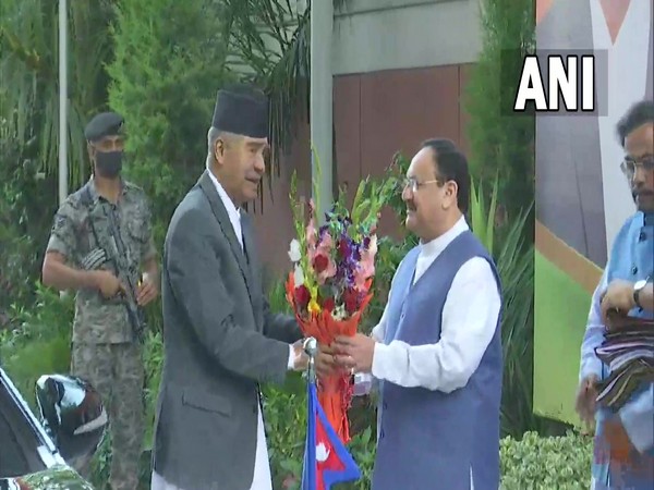 Nepal PM meets BJP President JP Nadda at party headquarters
