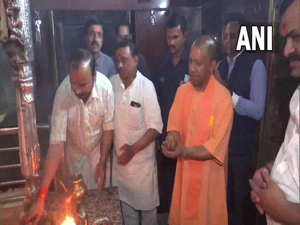 Uttar Pradesh CM Yogi Adityanath offers prayers at Kaal Bhairav temple in Varanasi