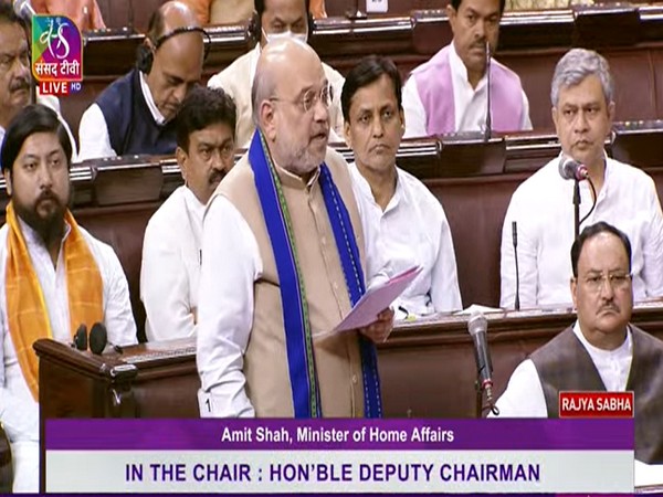 Union Home Minister Amit Shah in Rajya Sabha on Tuesday