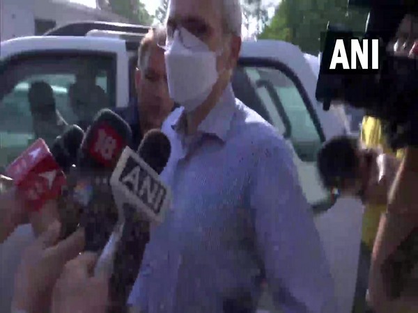 National Conference leader Omar Abdullah in New Delhi on Thursday (Photo/ANI)
