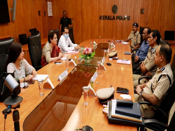 NCW Chairperson meets DGP Kerala to discuss women safety issues (Photo/Twitter)