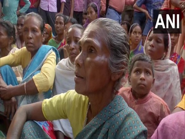 Deucha Panchami tribals protesting against land acquisition (Photo/ANI)
