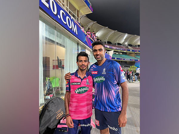 Yuzvendra Chahal and Ravichandran Ashwin (Photo/Rajasthan Royals-Twitter)